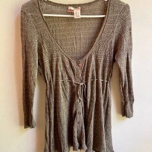 DKNY Jeans | woven baby-doll top